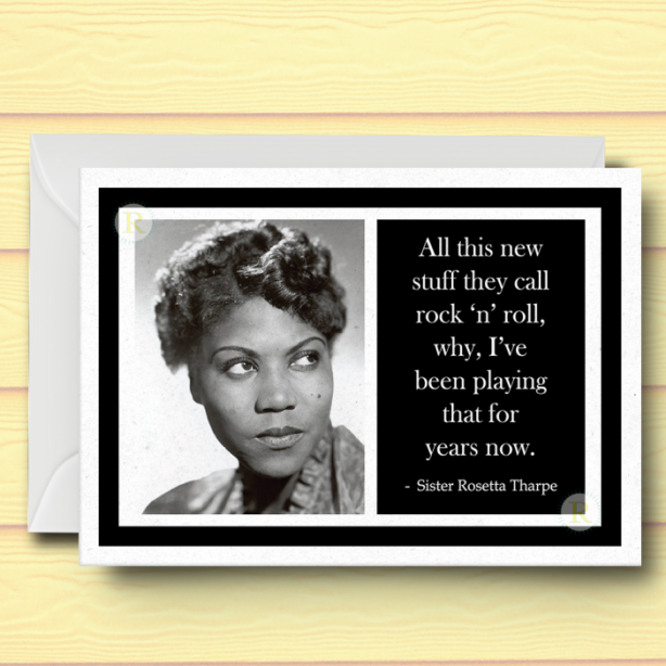 Sister Rosetta Tharpe Card